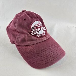 Santa Fe Trail Hat Mens One Size Maroon Red 47 Brand Adjustable Cap Outdoors